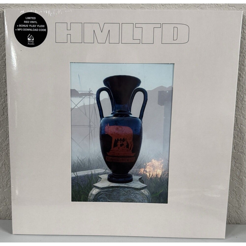 HMLTD - West of Eden - Lucky 133LP Red w/Red 7" Flexi Disc